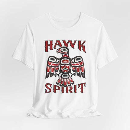 Hawk Spirit Native American Art T-Shirt | Indigenous Formline Totem Tee | Spirit