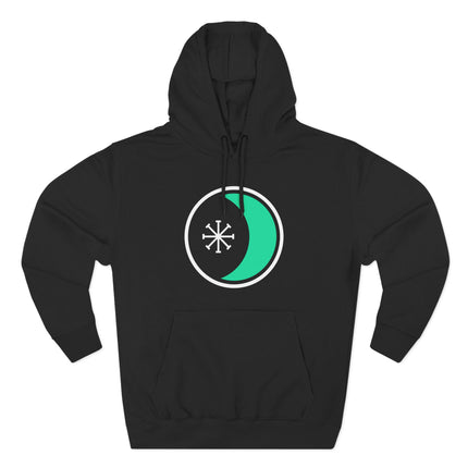 Seax Wicca Moon & Star Symbol Hoodie | Witchcraft Pagan Unisex Pullover Hoodie