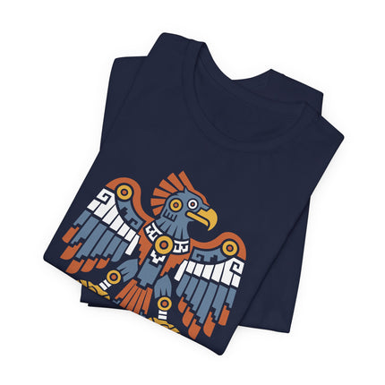 Aztec Eagle T-Shirt | Spread-Wing Mesoamerican Bird Graphic Tee