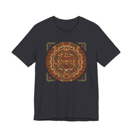 Mayan Calendar T-Shirt | Ancient Mesoamerican Art Graphic Tee