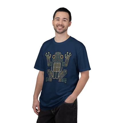 Ancient Mayan Frog Geometric Symbol T-Shirt | Tribal Art Tee | Comfort Colors