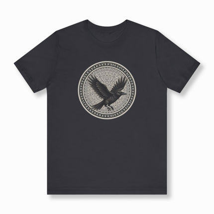 Norse Raven T-Shirt | Flying Viking Bird Tee | V12