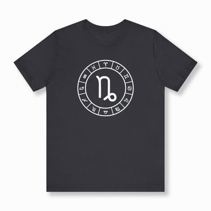 Capricorn Sign Zodiac Astrology Wheel Unisex T-Shirt | V2