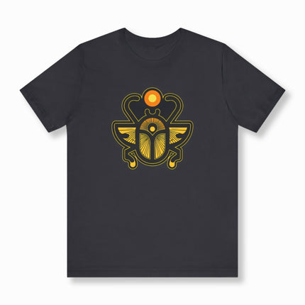 Egyptian Scarab Beetle T-Shirt | Khepri Ancient Egypt God Tee | V6
