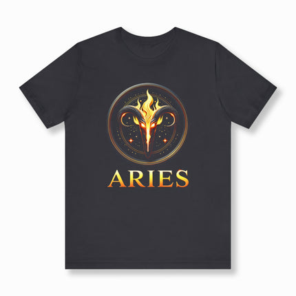 Aries Zodiac Fire Sign T-Shirt | Astrology Symbol Tee | V22
