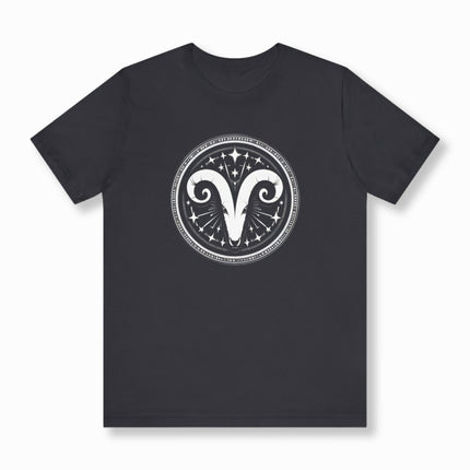 Aries Ram Zodiac T-Shirt | Astrology Sign Tee | V18