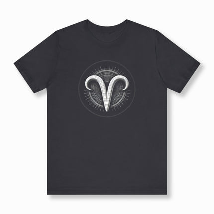 Aries Zodiac Sign T-Shirt | Symbolic Graphic Design Tee | V17