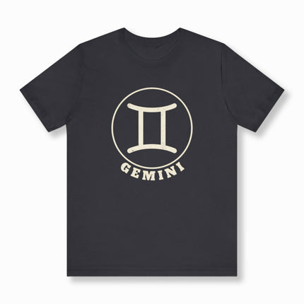 Gemini Zodiac Sign T-Shirt | Astrology Symbol Tee | V6