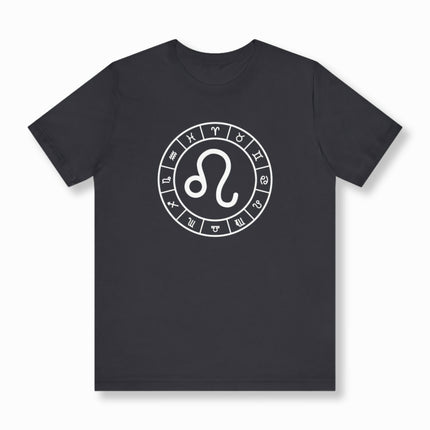 Leo Zodiac Sign T-Shirt | Horoscope & All Signs Unisex Tee | V7