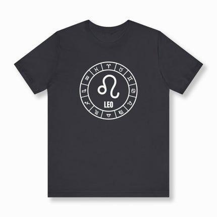 Leo Zodiac Sign T-Shirt | Astrology Horoscope Unisex Tee | V6