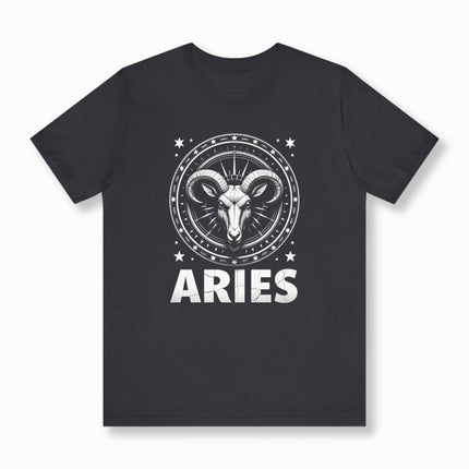 Aries Zodiac Sign T-Shirt | Astrology Ram Tee | V7