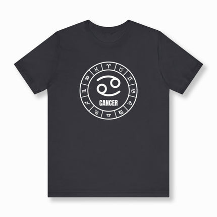 Cancer Astrology Sign T-Shirt | Zodiac Symbol Unisex Tee | V1