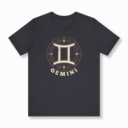 Gemini Zodiac Symbol T-Shirt | Astrology Sign Tee | V7