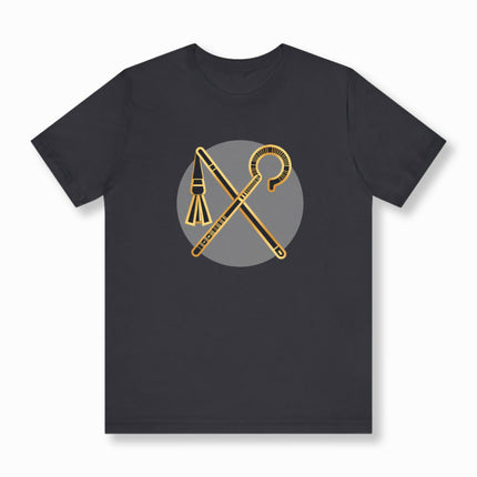 Egyptian Crook & Flail T-Shirt | Ancient Egypt Pharaoh Tee | V1