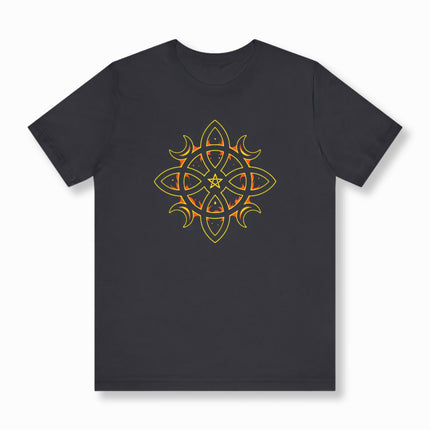 Witch's Knot T-Shirt | Celtic Witchcraft Moon Tee | V1