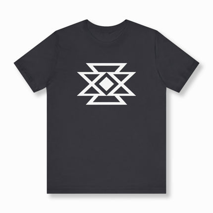 Butterfly Geometric Symbol T-Shirt | Native American Inspired Unisex Tee V1