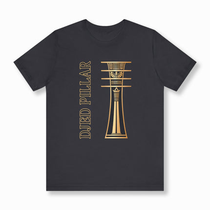 Djed Pillar Ancient Egyptian T-Shirt | Golden Egypt Tee | V6