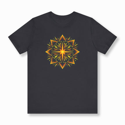 Chaos Star T-Shirt | Fiery Esoteric Arrow Symbol Tee | V2