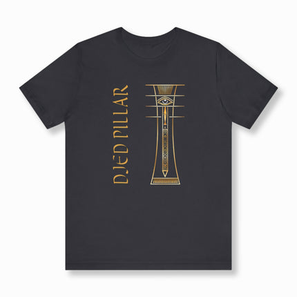 Djed Pillar Egyptian Symbol T-Shirt | Symbolic Design Mythology Tee | V5