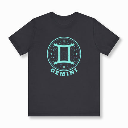 Gemini Zodiac Sign T-Shirt | Astrology Symbol Horoscope Tee | V5