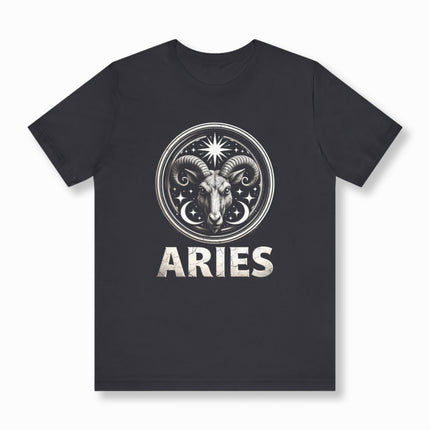 Aries Zodiac Astrology Sign T-Shirt | Horoscope Ram Tee | V8