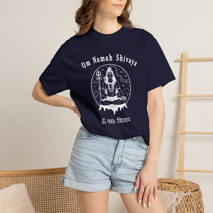 Om Namah Shivaya Lord Shiva T-Shirt | Hindu God Mantra Graphic Tee