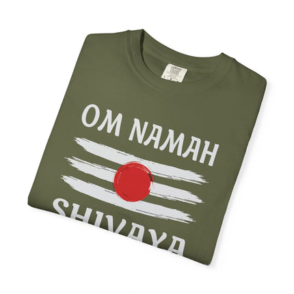 Om Namah Shivaya Tripundra T-Shirt - Spiritual Shiva Graphic Tee