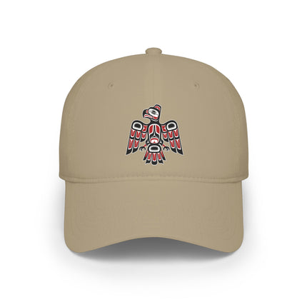 Formline Raven DTF Print Baseball Cap | Northwest Coast Art Hat