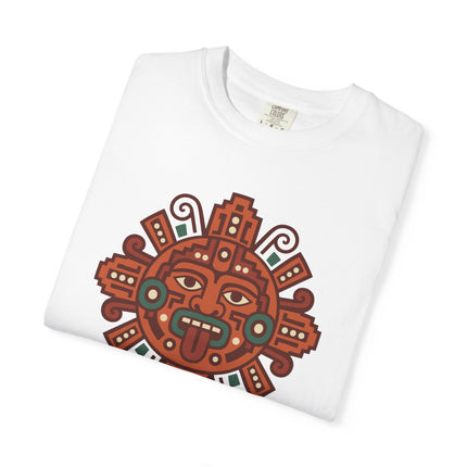 Mayan Sun T-Shirt | Terracotta Mesoamerican Inspired Graphic Tee