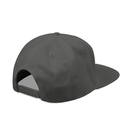 Black snapback cap featuring the embroidered Ankh, Egyptian symbol of life.