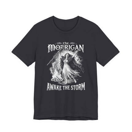 The Morrigan Awake The Storm Tee | Celtic Art Print T-Shirt