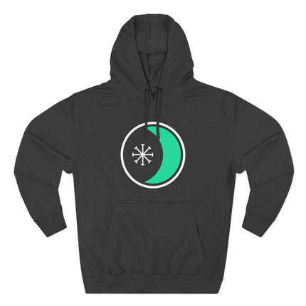 Seax Wicca Moon & Star Symbol Hoodie | Witchcraft Pagan Unisex Pullover Hoodie