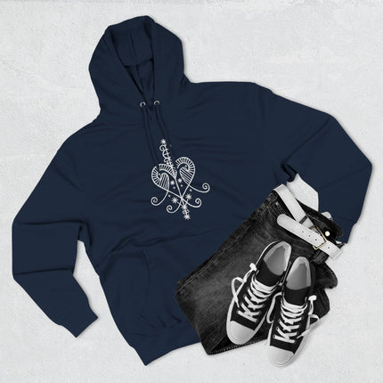 Erzulie Freda Veve Hoodie - Voodoo Queen Spiritual Symbol