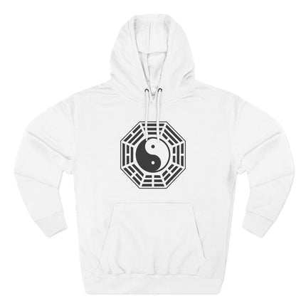 Bagua Yin Yang Hoodie | Taoist I Ching Graphic Pullover | Trigram Sweatshirt V1