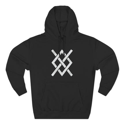 Gungnir Odin's Spear Hoodie | Norse Mythology Viking Symbol Distressed Pullover Hoodie