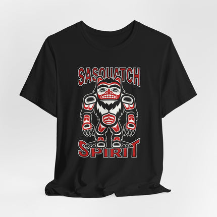 Sasquatch Spirit Bigfoot T-Shirt | Pacific Northwest Indigenous Art Tee | Spirit