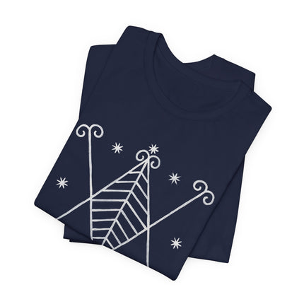 Ayizan Veve T-Shirt - Sacred Geometry & Voodoo Art Tee