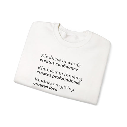 Lao Tzu kindness quote sweatshirt featuring an inspiring message of love and profound wisdom.