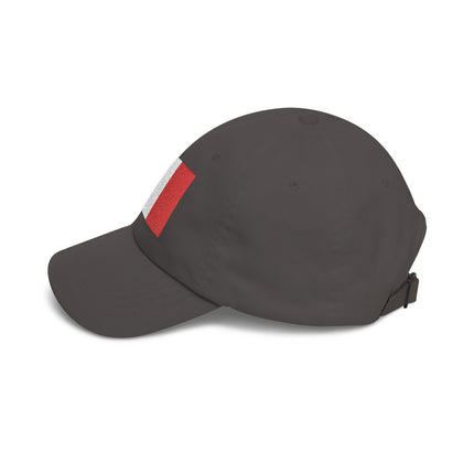 Embroidered Italian flag baseball cap featuring national colors. Perfect accessory for Italy fans.