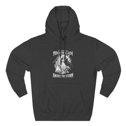 The Morrigan Awake the Storm Hoodie | Celtic Mythology Gothic Art