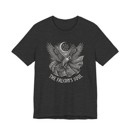 Norse Mythology Freya's Falcon Cloak Tee - Freya Goddess Design