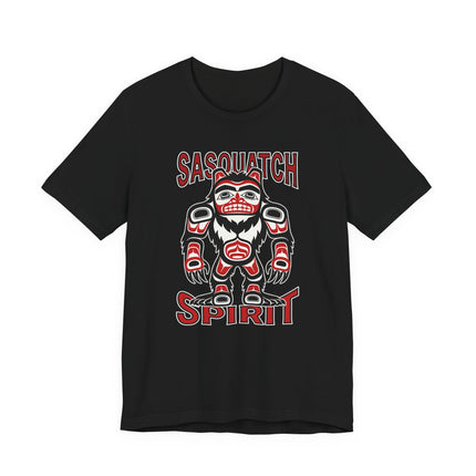 Sasquatch Spirit Bigfoot T-Shirt | Pacific Northwest Indigenous Art Tee | Spirit