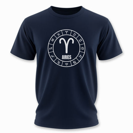 Aries Zodiac Sign Astrology T-Shirt | Zodiac Symbol Unisex Tee | V23