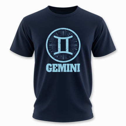 Gemini Zodiac T-Shirt | Astrology Symbol Graphic Tee | V3