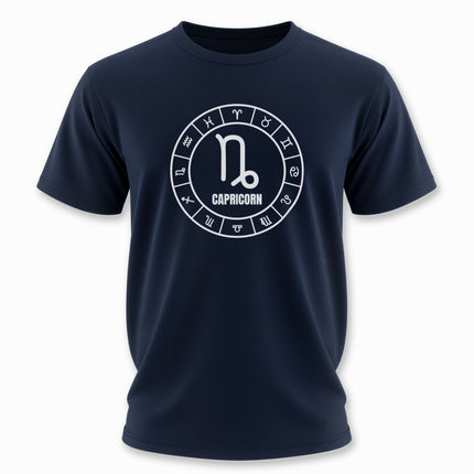 Capricorn Zodiac Sign T-Shirt | Astrology Symbol Unisex Tee | V1