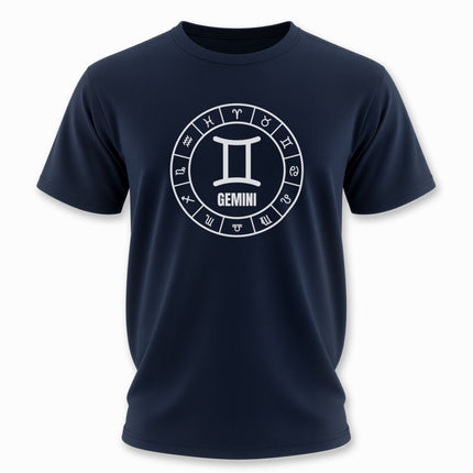 Gemini Zodiac T-Shirt | Astrology Star Sign Unisex Tee | V11