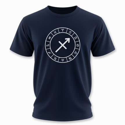 Sagittarius Astrology Sign T-Shirt | Zodiac Symbol Unisex Tee | V2