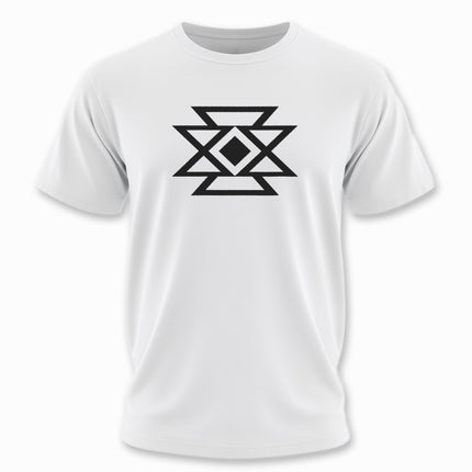 Butterfly Geometric Symbol T-Shirt | Native American Inspired Unisex Tee V1