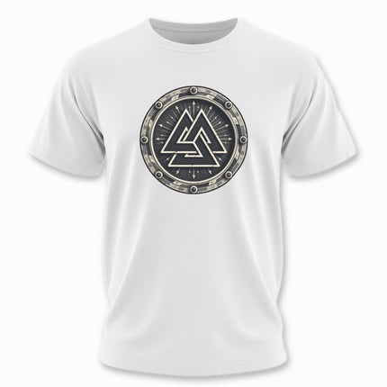 Asgard Symbol Viking T-Shirt | Symbolic Norse Shield Tee | V13