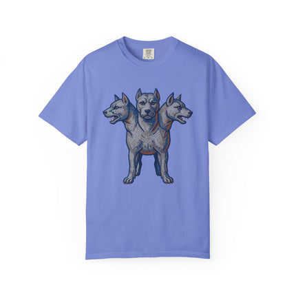 Cerberus Mosaic T-Shirt | Three-Headed Dog Greek Mythology Graphic Tee